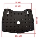 SOPORTE BAUL PORTA OBJETOS UNIVERSAL REPUESTO (ART. 516) PLASTICA VC (527)