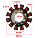 ESTATOR HONDA XR150L STD