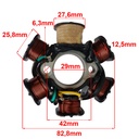 ESTATOR GILERA SMASH 110 M/V (6 PUNTAS) STD