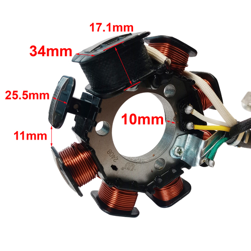 ESTATOR HONDA CG TITAN 125cc 01/02 STD