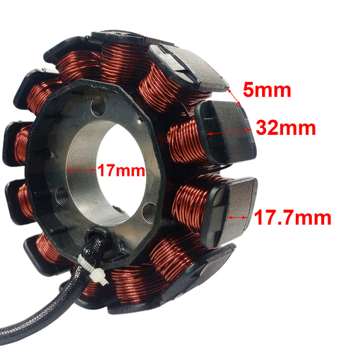 ESTATOR YAMAHA XTZ 125 (12 BOBINAS) M/N STD