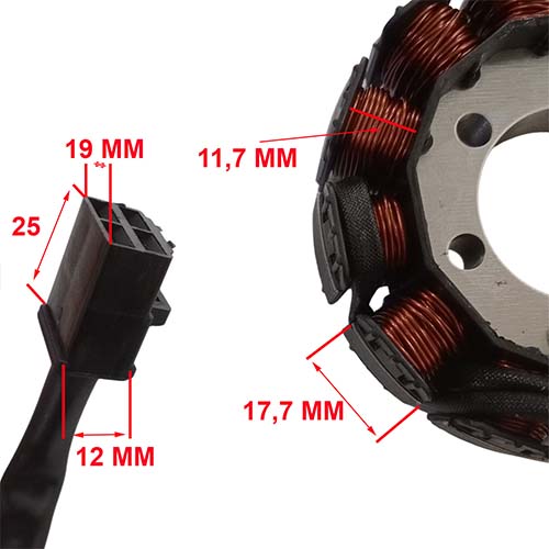 ESTATOR HONDA NEW WAVE 110 DZE (2931)