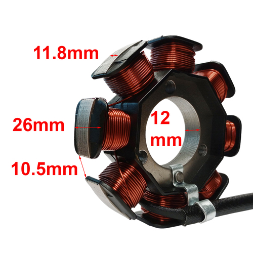 ESTATOR YAMAHA YBR 125 CHINA (8 BOBINAS) STD