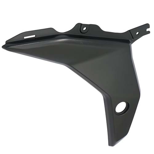 CACHA LATERAL INFERIOR BAJAJ ROUSER N160/N250 NEGRO LADO IZQUIERDO MTC