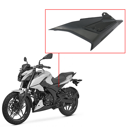 CACHA LATERAL SUPERIOR BAJAJ ROUSER N160/N250 NEGRO LADO IZQUIERDO MTC