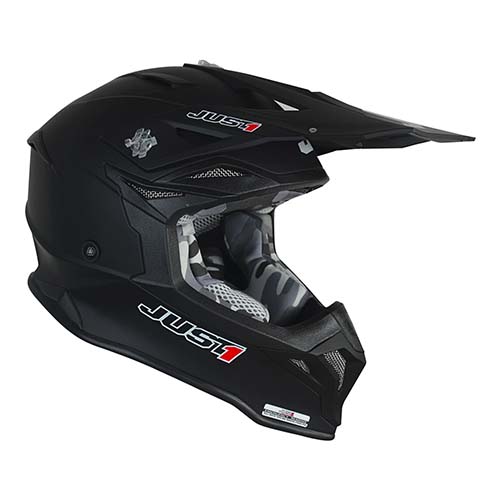 CASCO JUST1 J39 SOLID BLACK MATT M