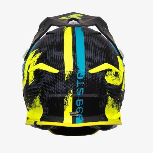 CASCO JUST1 J39 STORM BLUE FLUO YELLOW BLACK XL