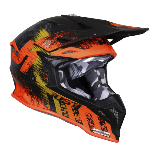 CASCO JUST1 J39 STORM ORANGE SAND BLACK L