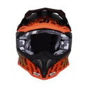 CASCO JUST1 J39 STORM ORANGE SAND BLACK M