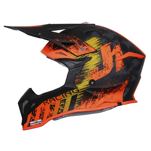 CASCO JUST1 J39 STORM ORANGE SAND BLACK XL