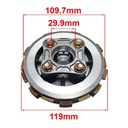 CAMPANA INTERIOR CON DISCOS HONDA CBF125 TWISTER STD