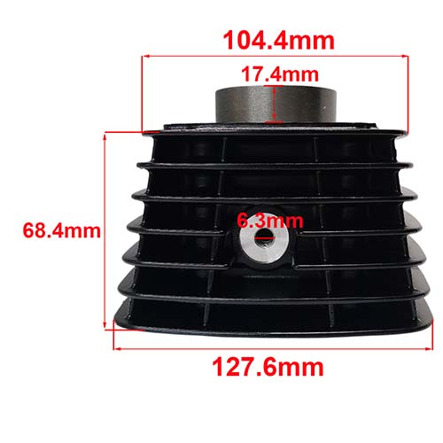 KIT CILINDRO + PISTON HONDA CBF125 TWISTER STD