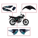 KIT PLASTICOS COMPLETOS NEW S2 150 TUBULAR NEGRO / VERDE (6PCS) OEM