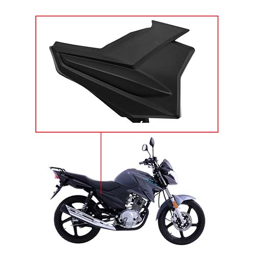 CACHA LATERAL YAMAHA YBR125Z NEGRO LADO DERECHO MTC