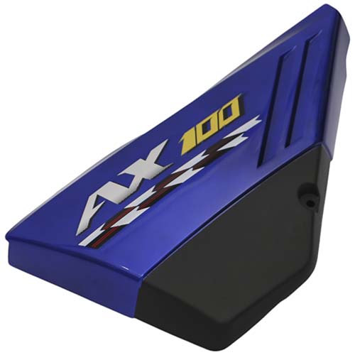 CACHA LATERAL SUZUKI AX100 AZUL LADO IZQUIERDO MTC