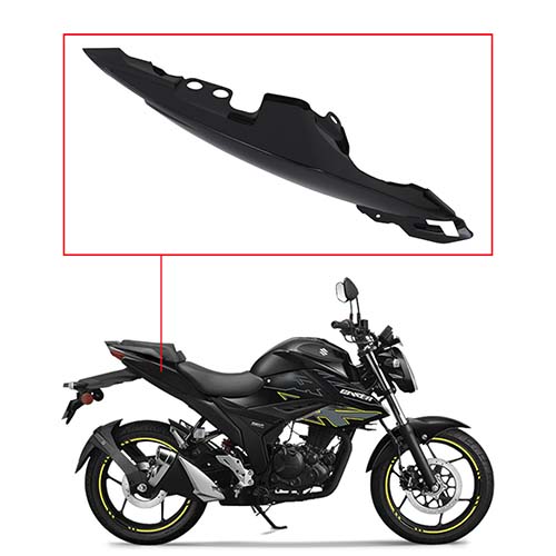 CACHA BAJO ASIENTO SUZUKI GIXXER 150 (2019-2025) NEGRO LADO DERECHO MTC