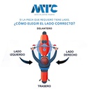 CACHA LATERAL TANQUE BAJAJ ROUSER NS200 (2024) AZUL LADO DERECHO MTC