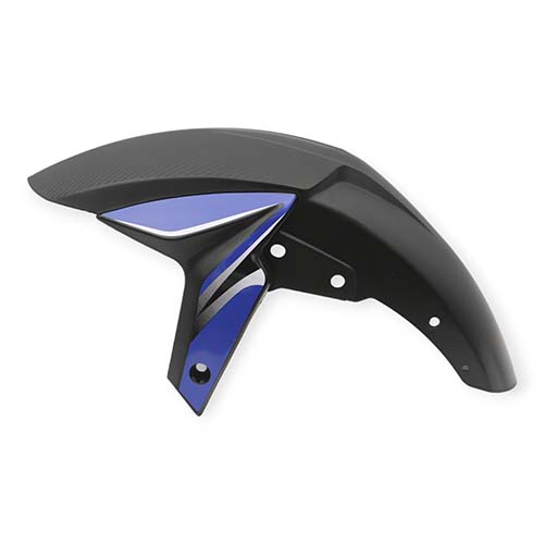 GUARDABARRO DELANTERO BAJAJ ROUSER NS200 AZUL/BLANCO MTC