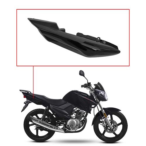 COLIN CACHA BAJO ASIENTO YAMAHA YBR 125 Z NEGRO LADO DERECHO MTC