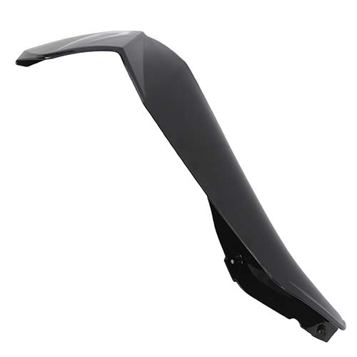 CUBRE PIERNA EXTERIOR YAMAHA NEW CRYPTON 110 NEGRO LADO DERECHO (C/CALCO) MTC