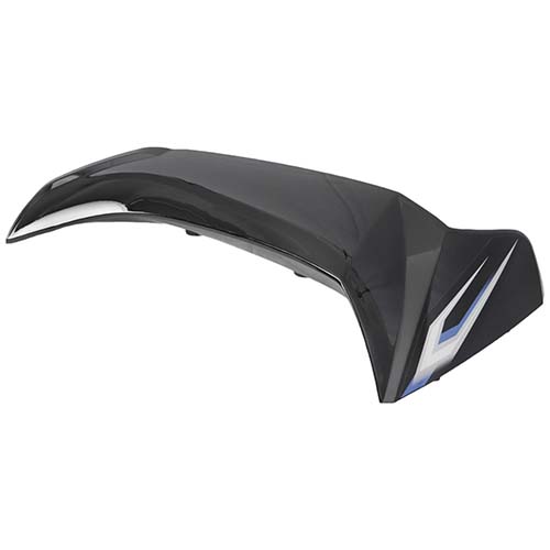 CUBRE PIERNA EXTERIOR YAMAHA NEW CRYPTON 110 NEGRO LADO DERECHO (C/CALCO) MTC