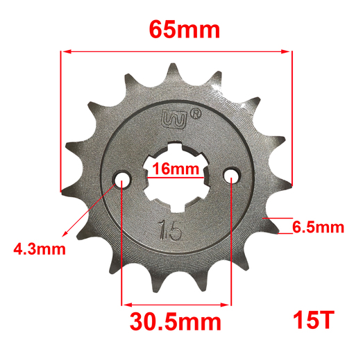 CORONA Y PIÑON BAJAJ ROUSER 160NS/428 (45/15) DOBLE DISCO STD