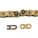 KIT TRANSMISION BAJAJ ROUSER NS160 (45/15) 428HO-134L DORADA C/ORING DOBLE DISCO STC