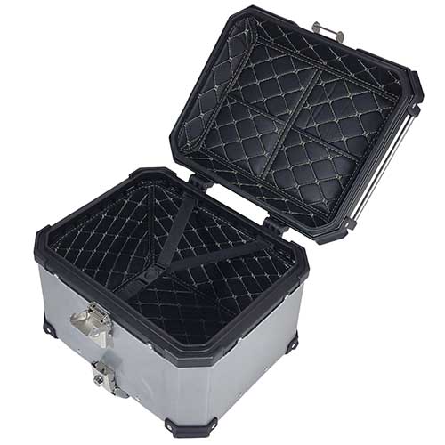 TOP CASE PORTAEQUIPAJE MEDIANO 45L 435X355X320 (PLATEADO) 20250316-45 STD