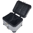 TOP CASE PORTAEQUIPAJE MEDIANO 45L 435X355X320 (PLATEADO) 20250316-45 STD