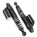 AMORTIGUADOR UNIV. NEGRO L2 C/GAS MOTOS 110CC 31cm (JGO) STD