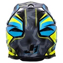 CASCO JUST1 J39 REVO BLUE FLUO YELLOW BLACK GLOSS XXL
