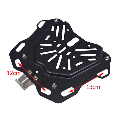 TOP CASE PORTAEQUIPAJE MEDIANO 45L 43,5X35,5X32 ALUMINIO (PLATEADO) STD