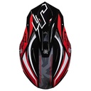CASCO JUST1 J39 REVO RED WHITE BLACK GLOSS L