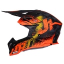 CASCO JUST1 J39 STORM ORANGE SAND BLACK XL