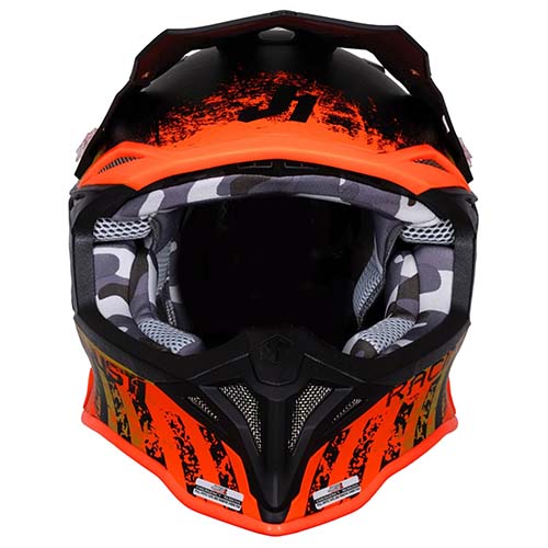 CASCO JUST1 J39 STORM ORANGE SAND BLACK XXL