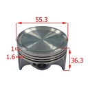 KIT CILINDRO + PISTON SUZUKI GIXXER 150 (56mm) STD