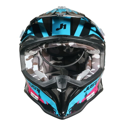 CASCO JUST1 J39 MARSHALL TEAL/BLACK/PINK MATT M