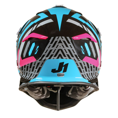 CASCO JUST1 J39 MARSHALL TEAL/BLACK/PINK MATT XXL