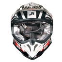 CASCO JUST1 J39 MARSHALL WHITE/RED/BLACK GLOSS XL