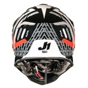 CASCO JUST1 J39 MARSHALL WHITE/RED/BLACK GLOSS XXL