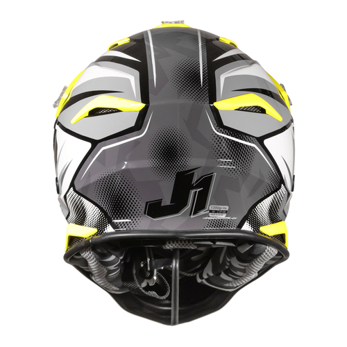 CASCO JUST1 J39 REVO GREY/YELLOW FLUO/BLACK MATT M