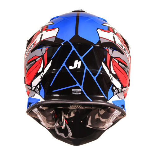 CASCO JUST1 J39 SUPPRESSOR RED/BLUE/BLACK GLOSS M