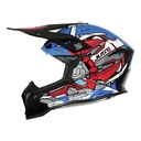 CASCO JUST1 J39 SUPPRESSOR RED/BLUE/BLACK GLOSS S