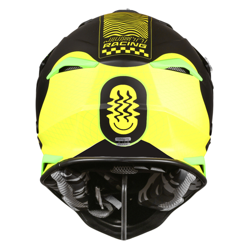 CASCO JUST1 J39 XENO FLUO YELLOW/BLACK MATT L