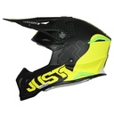CASCO JUST1 J39 XENO FLUO YELLOW/BLACK MATT M