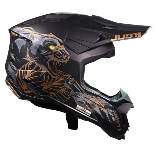 CASCO JUST1 J40 PANTER BLACK MATT M