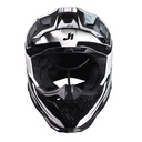 CASCO JUST1 J40 SPEED BLACK/WHITE GLOSS L