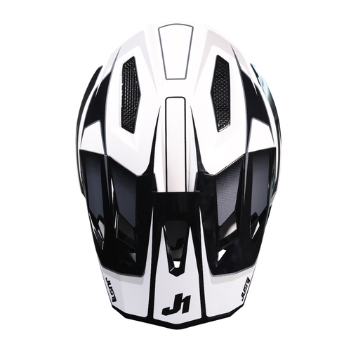 CASCO JUST1 J40 SPEED BLACK/WHITE GLOSS M