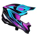 CASCO JUST1 J40 SPEED PURPLE/BLUE/BLACK GLOSS M