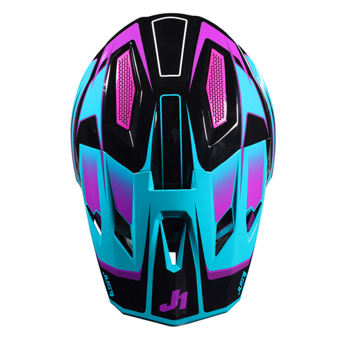 CASCO JUST1 J40 SPEED PURPLE/BLUE/BLACK GLOSS S